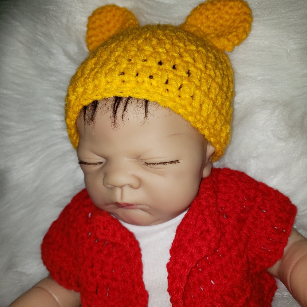 💛Handmade❤ Pooh bear photo prop - Picture 2 of 5